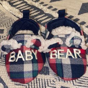 Baby holiday slippers